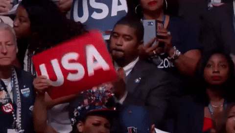 Crowd Applauding For Usa GIF