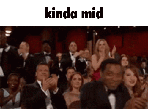 Crowd Applauding Kinda Mid GIF