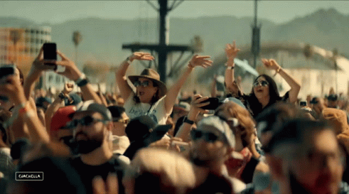 Crowd At Coachella Concert GIF