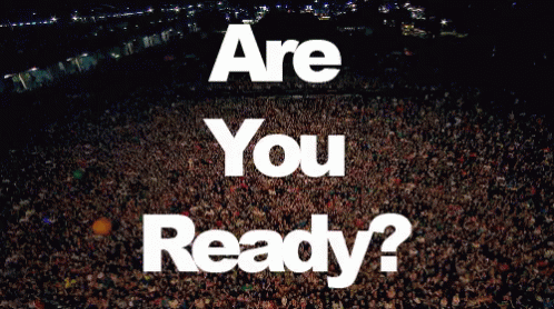 Crowd at Concert Saying Are You Ready