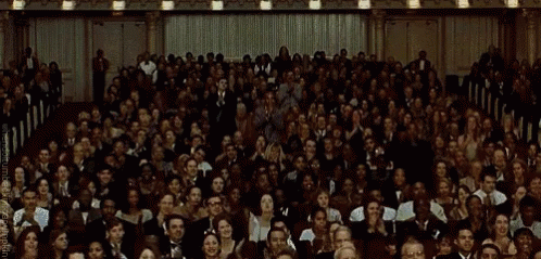 Crowd Cheering At Auditorium GIF