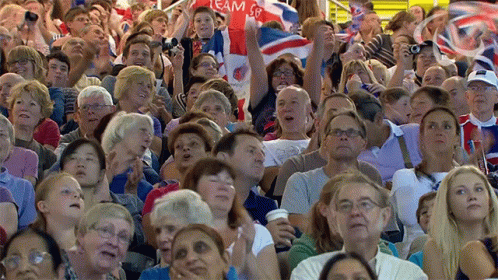 Paralympic Crowd Cheering And Clapping GIF
