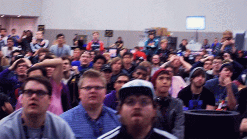 Joyous Crowd Cheering And Clapping GIF