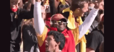 Crowd Cheering In Stadium GIF