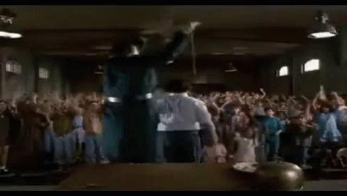 Crowd Dancing in Dark Room