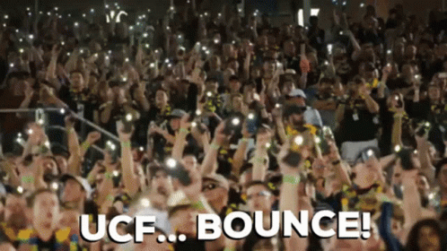Crowd Holding Up Phones UCF Bounce