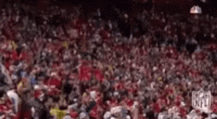 Crowd Jampacked Fans Cheering Tomahawk Chop GIF