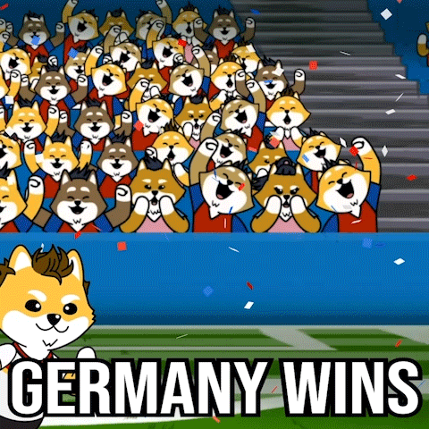 Crowd of Dogs Germany Wins