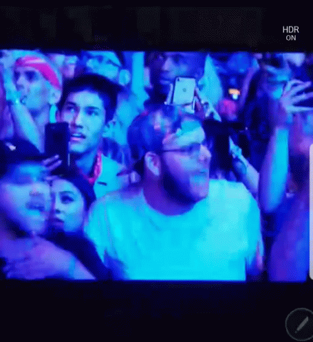 Crowd Watching Concert HDR Screen GIF