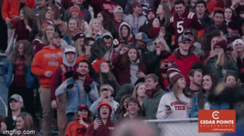 Crowd Wearing Jersey With Number 5