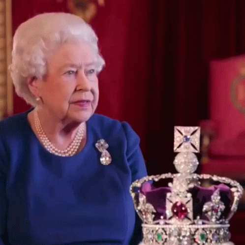 Queen Elizabeth Crown GIF