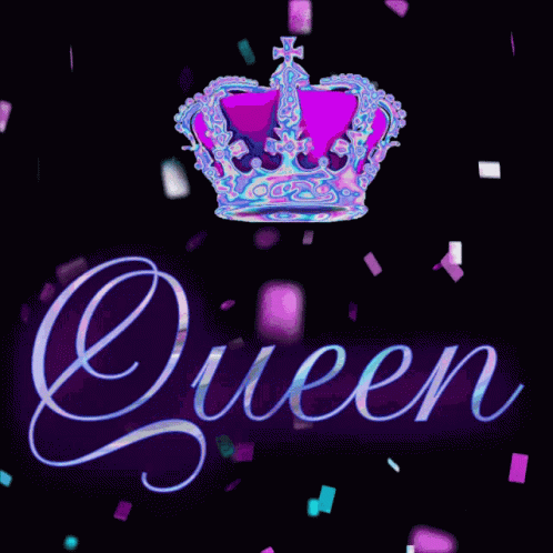 Crown Queen Purple GIF