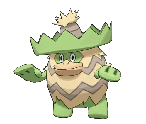 Crowned Green Character