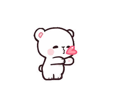 Crowned Teddy Bear Surrounded by Hearts