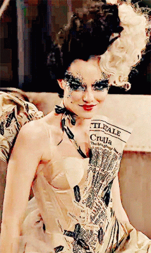 Cruella Amusing Photoshoot GIF