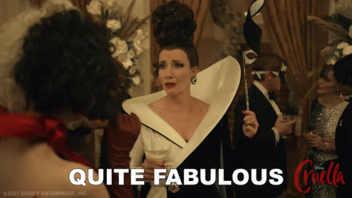 Cruella Baroness Quite Fabulous GIF