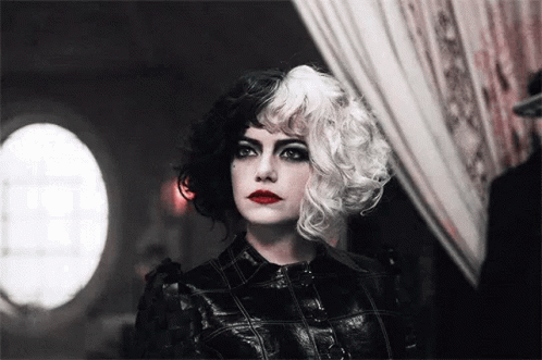 Charismatic Cruella Glaring GIF