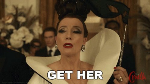 Cruella Baroness Get Her GIF