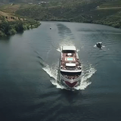 Cruise Ship Tour Portugal Scenic View GIF
