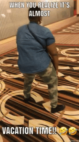 Cruise Vacation Time Twerk Meme GIF