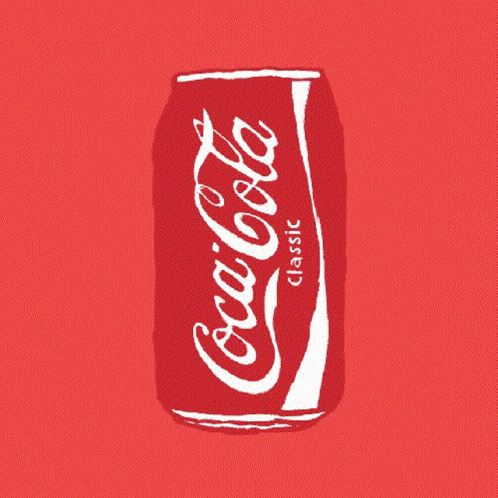 Crumpled Coca Cola GIF