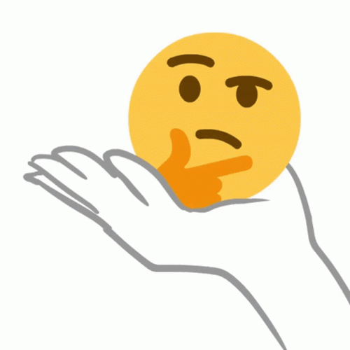 Crushed Thinking Emoji GIF