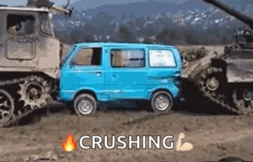 Crushing It Blue Suzuki GIF