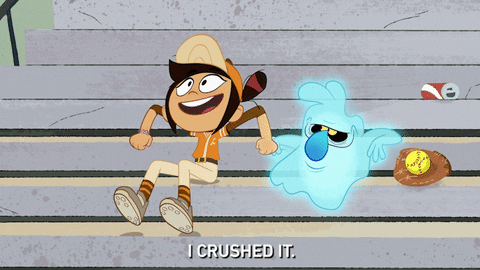 Crushing It I Crushed It Ghost Molly Mcgee GIF