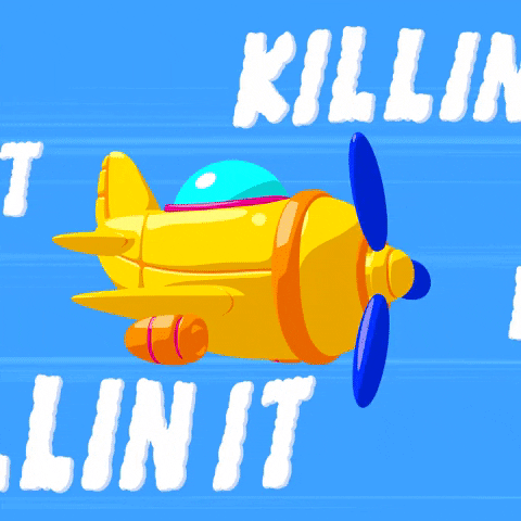 Crushing It Killing It Helicopter GIF