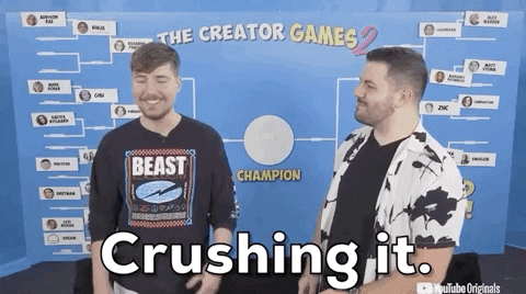 Crushing It Mr Beast GIF