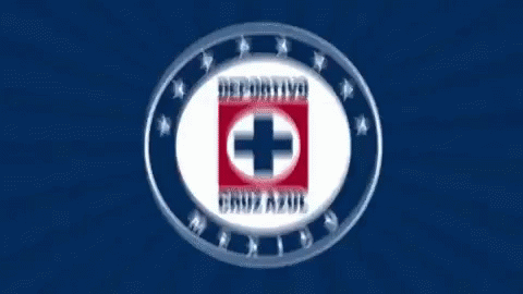 Cruz Azul Mexico Logo on Blue Background
