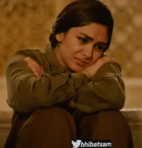 Indian Girl Cry Alone GIF