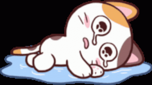 Cartoonize Cat Cry GIF