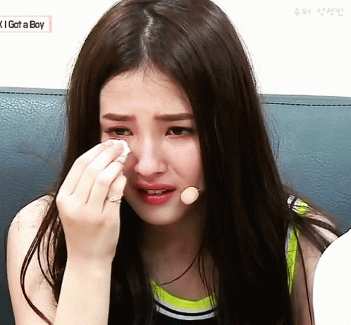 Cry Nancy Wiping Tears GIF