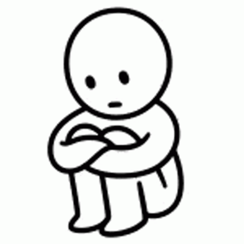Cry Sticker Silent Tears GIF