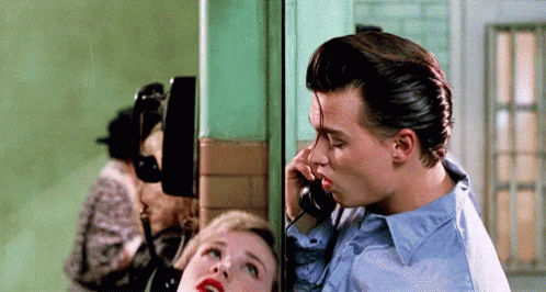 Crybaby Amy Locane Johnny Depp Phone Call GIF