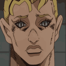 Crying Anime Blonde Man GIF