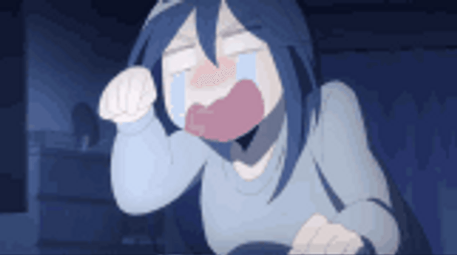 Crying Anime Mmo Fail GIF