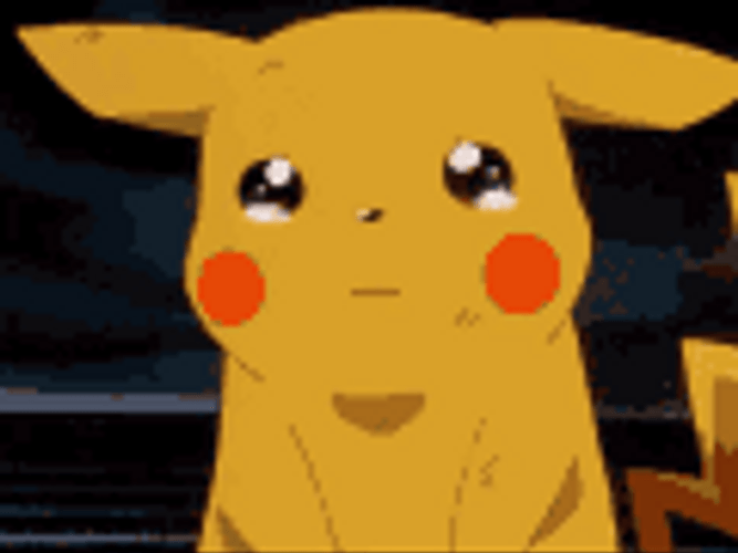 Crying Anime Pikachu Sad GIF