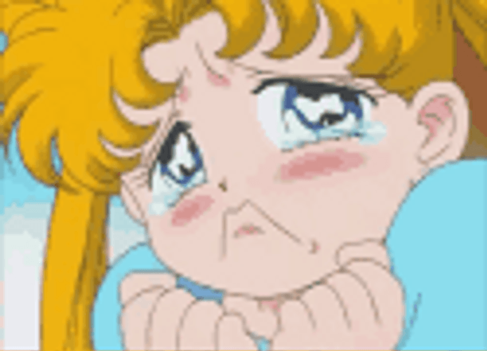 Crying Anime Sailor Moon GIF