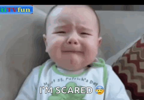 Crying Baby Saying I'm Scared