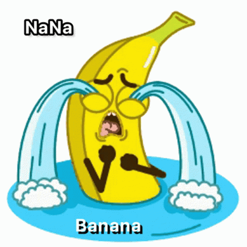 Crying Banana With Tears