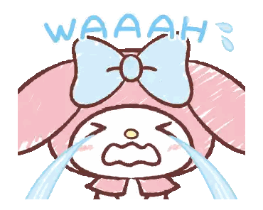 Crying Bunny Saying Waaah