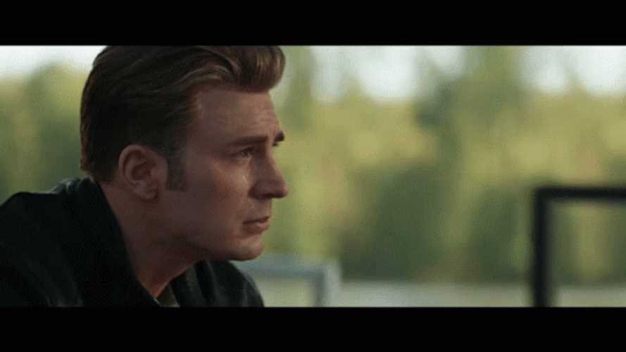 Crying Captain America Avengers GIF