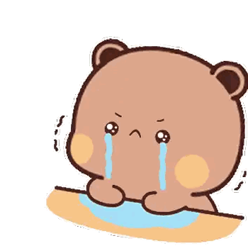 Crying Cartoon Bear