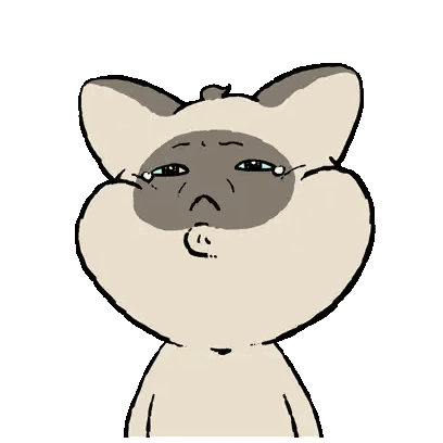 Crying Cartoon Cat