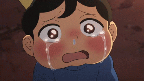 Crying Cartoon Character With Crown GIF