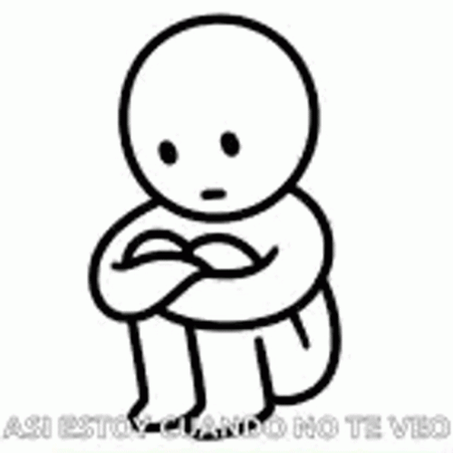 Crying Emoji Feeling Alone Hugging Knees GIF