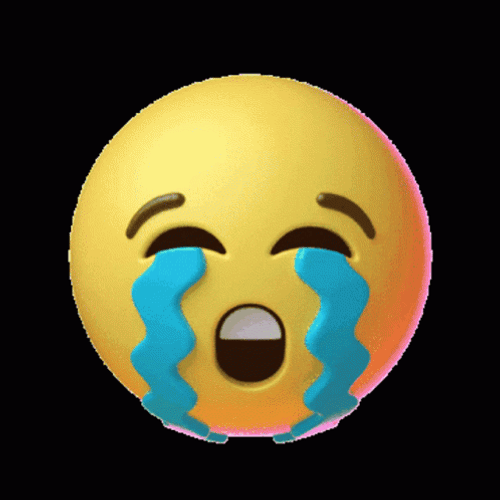Crying Emoji Skype Emoticon GIF