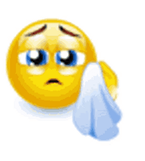 Crying Emoji & Sneezing GIF